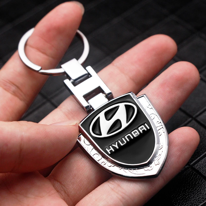 

Car Key Case Accessories Car-Styling Shield Key Rings Holder Keychain For Hyundai Sonata Elantra Tucson Creta I30 Ix35 I40 IX20