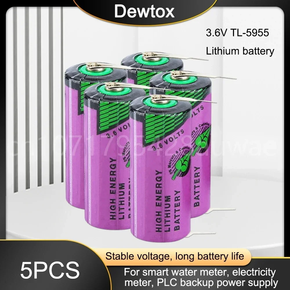 5 шт. 3 6 В 1650 мАч TL-5955 SL-761 14335 2/3AA литиевая батарея с ножкой для ПЛК станка ЧПУ