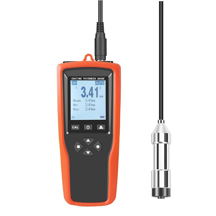 

Super Wide Measurement Range Paint Thickness Meter Coating Gauge with Separated Probes