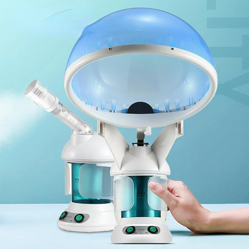 Sauna Hydration Skin Care Home Salon Vaporizador 2 In 1 Hair Facial Steamer Air Humidifier Hot Nano Mist Moisturizing for Facial