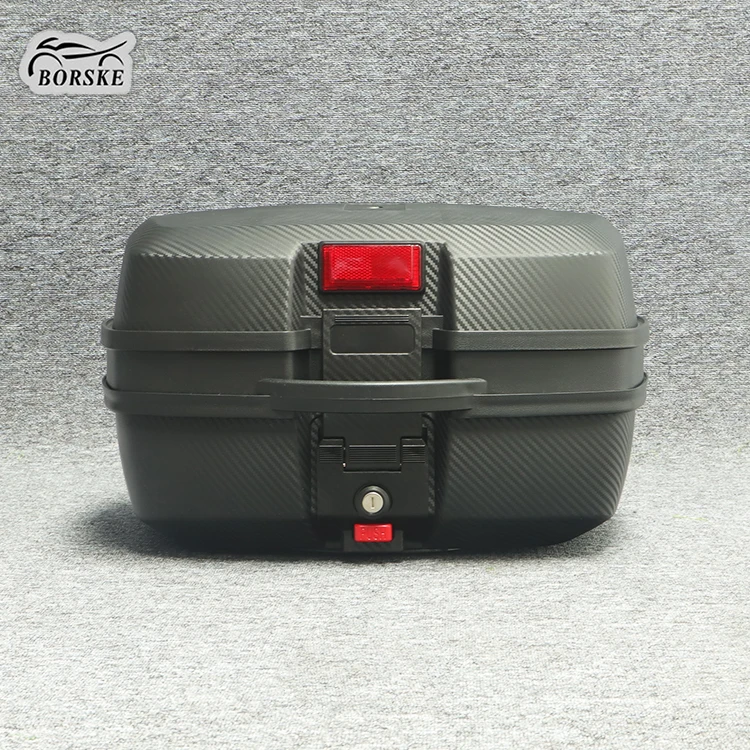 

Borske PP Plastic Motorcycle Top Cases Storage Rear Luggage Tail Boxes Top Box Motorcycle
