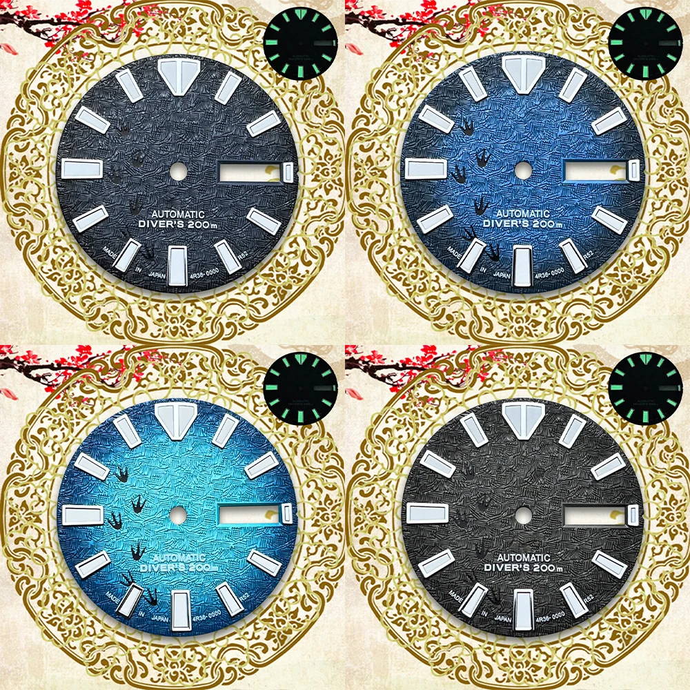 Циферблат для часов NH35/36/4R35/6R15 с сапфировым стеклом