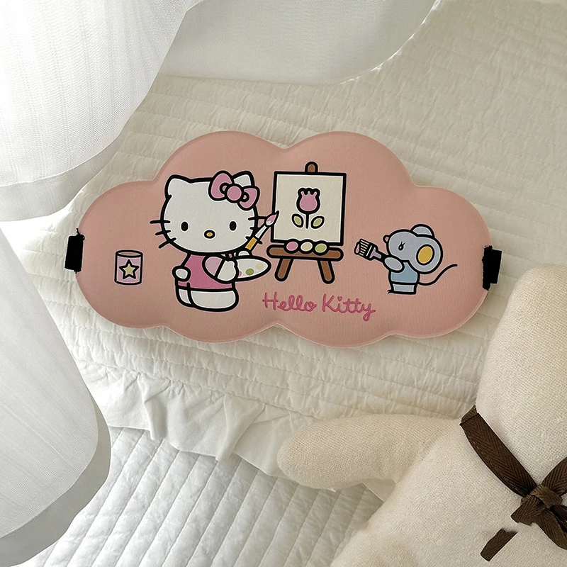 Kawaii Sanrio Hanyodon Марка Badtz Maru Keroppi маска для глаз девушек милый офисный обед защита
