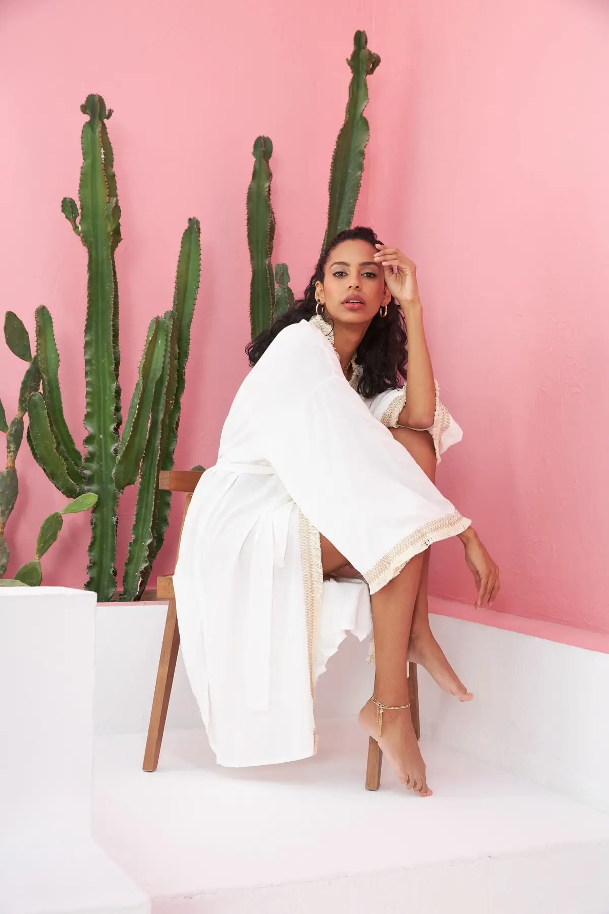 Рисунок 4 - Женское парео Valeria белое хлопковое