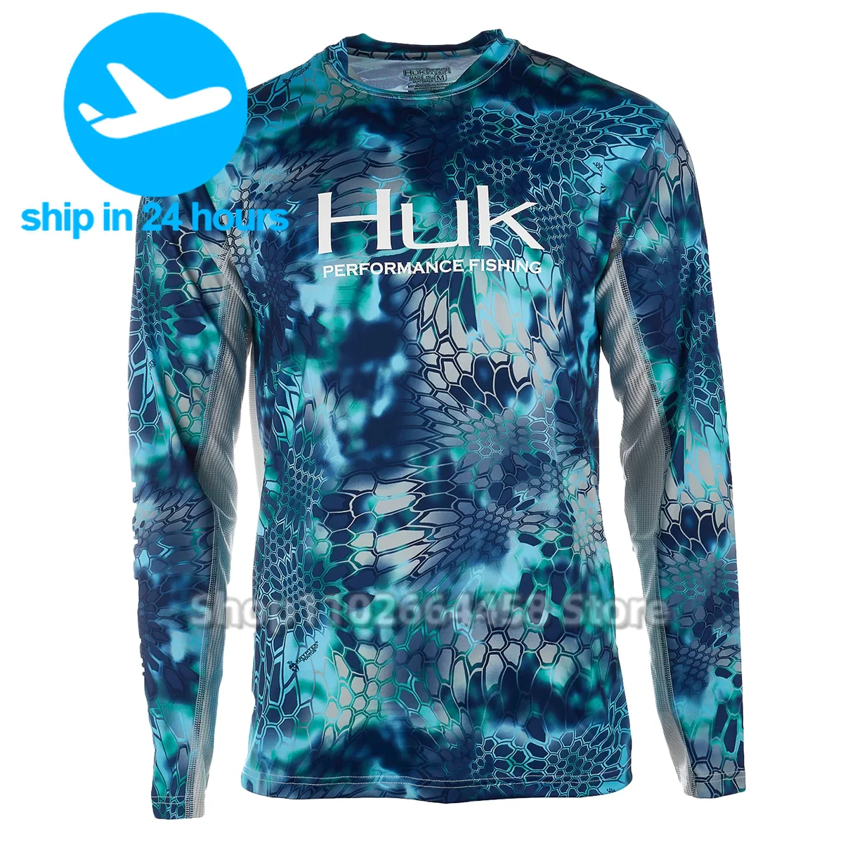 Мужская летняя футболка с длинным рукавом УФ-защитой