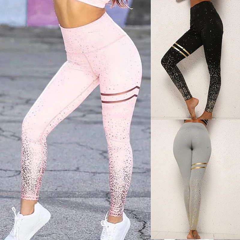 Women Sport Fitness Legging Gym High Waist Femme Energy Fat Control Running Push Up Leggings Workout Sports Stretchy Yoga Pants