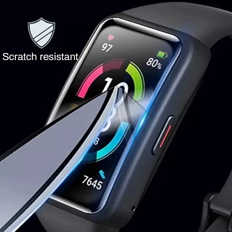 Изогнутое защитное стекло 9D для Huawei Band 6 Pro защитная пленка экрана Honor Band6