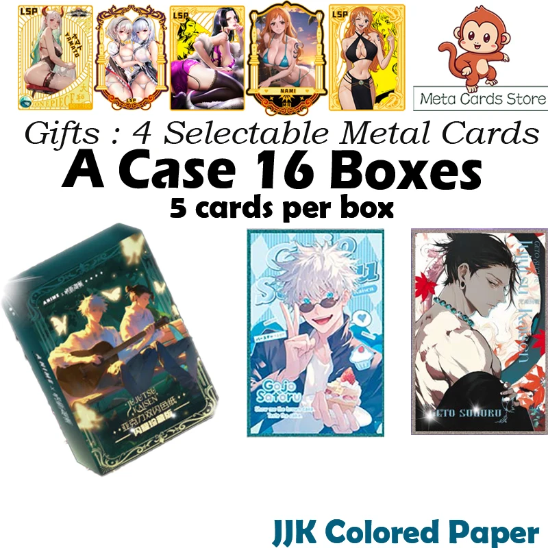 Новая коллекционная карта аниме AWS Jujutsu Kaisen Doujin Booster Box Gojo CCG редкая детская игрушка