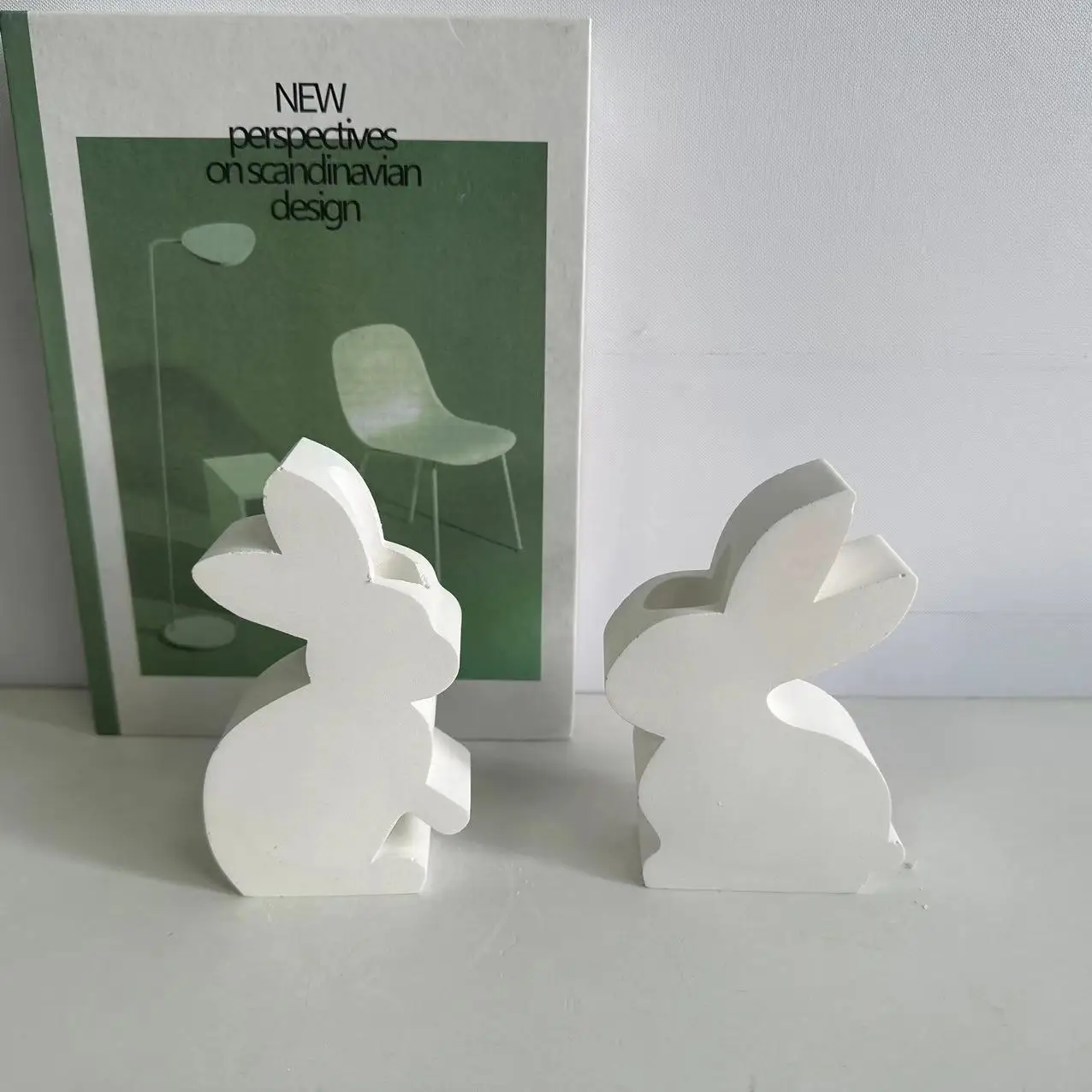 Пасхальный кролик подсвечник силиконовая форма бетонная штукатурка гипсовые