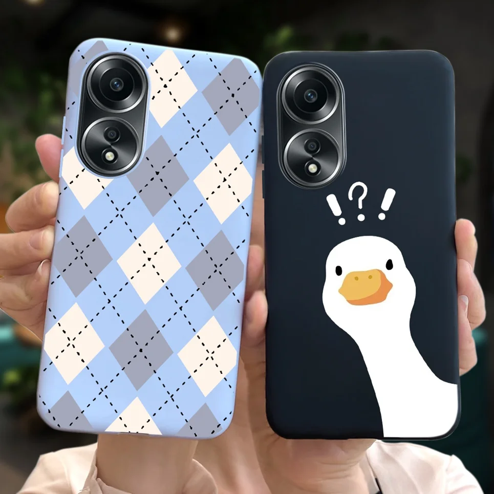 Крутой стильный мультяшный задний чехол для Oppo A58 4G 2023 детская модная задняя