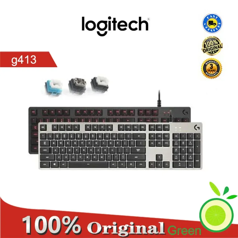 Механическая Подсветка клавиатуры Logitech G413