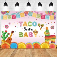 mexican fiesta theme backdrop taco bout a baby birthday party alpaca cactus guitar mexico party decor photography background