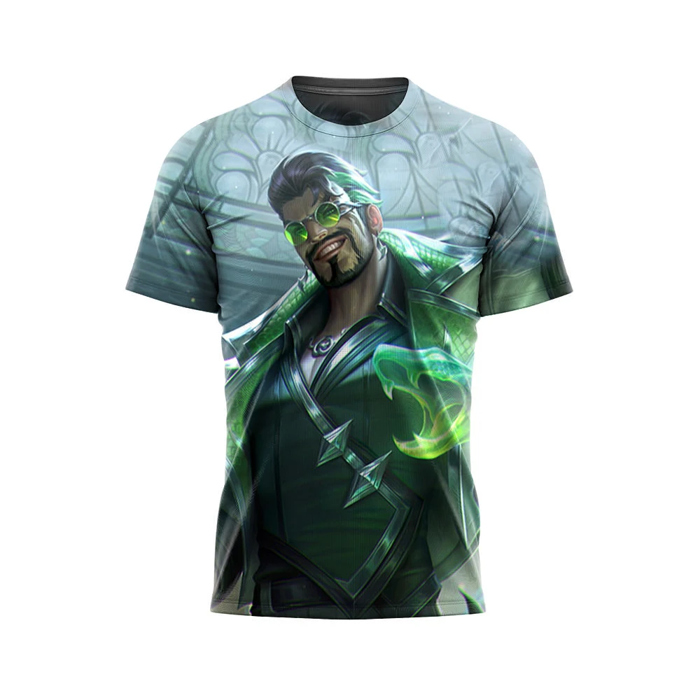 

2022 Summer New Short-Sleeved League Of Legends Skin "Minister" Series Men's And Women's Round Neck Casual Fashion T-Shirt
