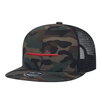snapback cap men summer mesh breathable camouflage flat bill adjustable hiphop hat sports accessory for teenagers women