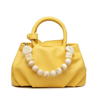 Autumn and winter 2023 New pearl accessories Cloud handbag Fashion one shoulder messenger bag