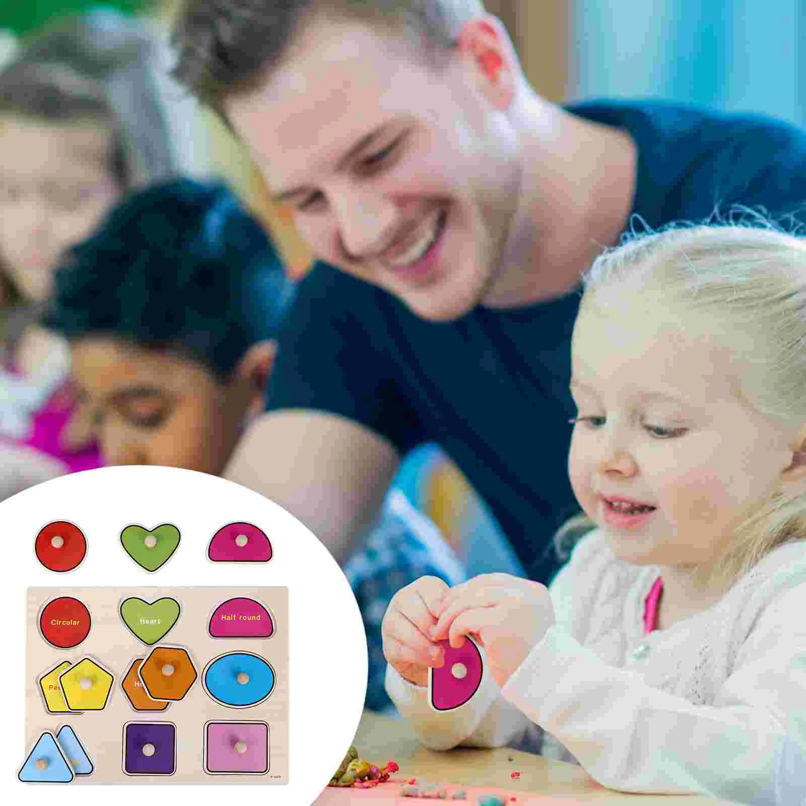

1 Set Wooden Jigsaw Toys Creative Wood Educational Jigsaw for Toddler Infants