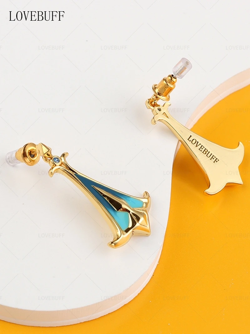 Оригинальный костюм для косплея аниме Genshin Impact Neuvillette аксессуары игр глаз Бога