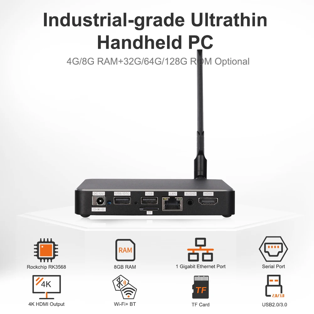 Liontron Mini Host Slient безвентиляторный Rockhip Rk3568 Подходит для промышленной автоматизации