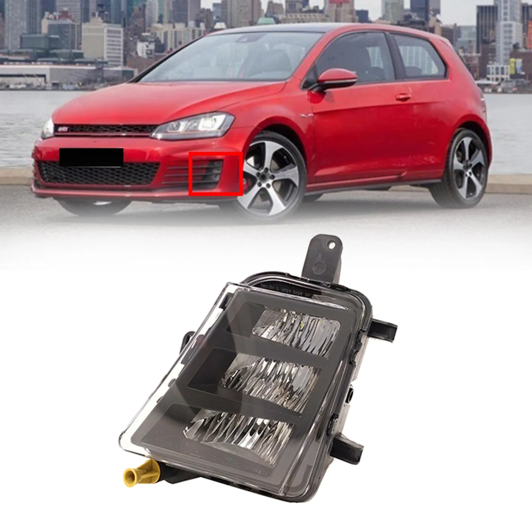 

LED Front Left Fog Light DRL Fog Lamp for Volkswagen VW Golf 7 A7 MK7 GTI GTD 2013-2017 5G0941699