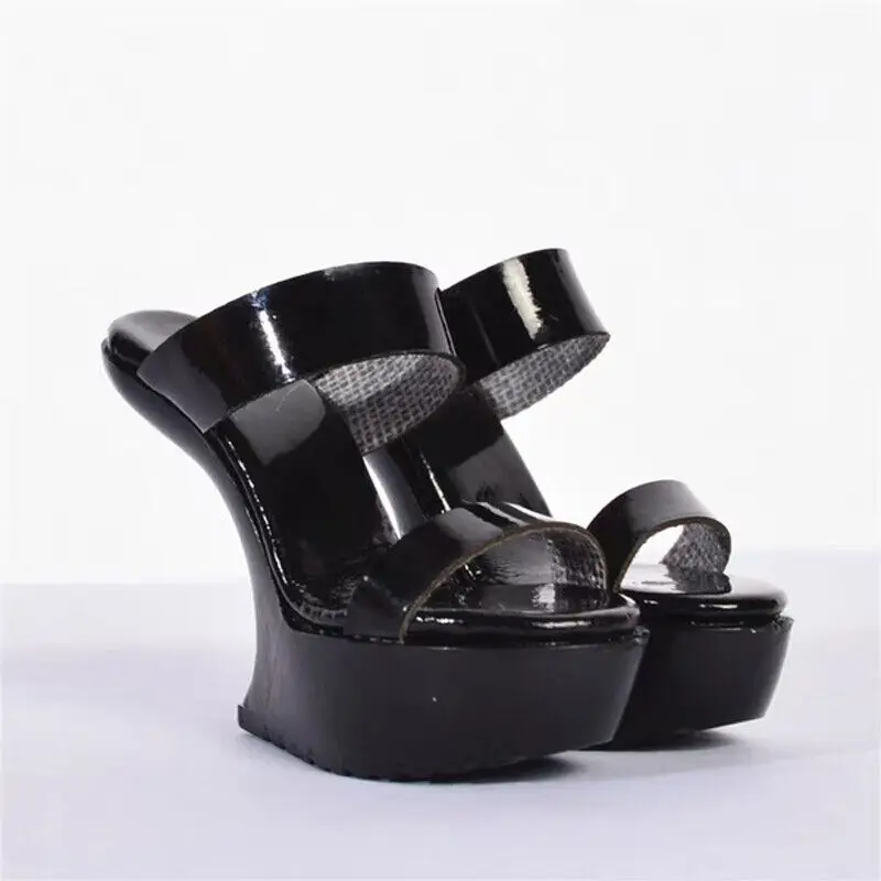 

1/6 Scale Black Sandals for 12" TBLeague Phicen S28A 29B S38A S39B S42 S43