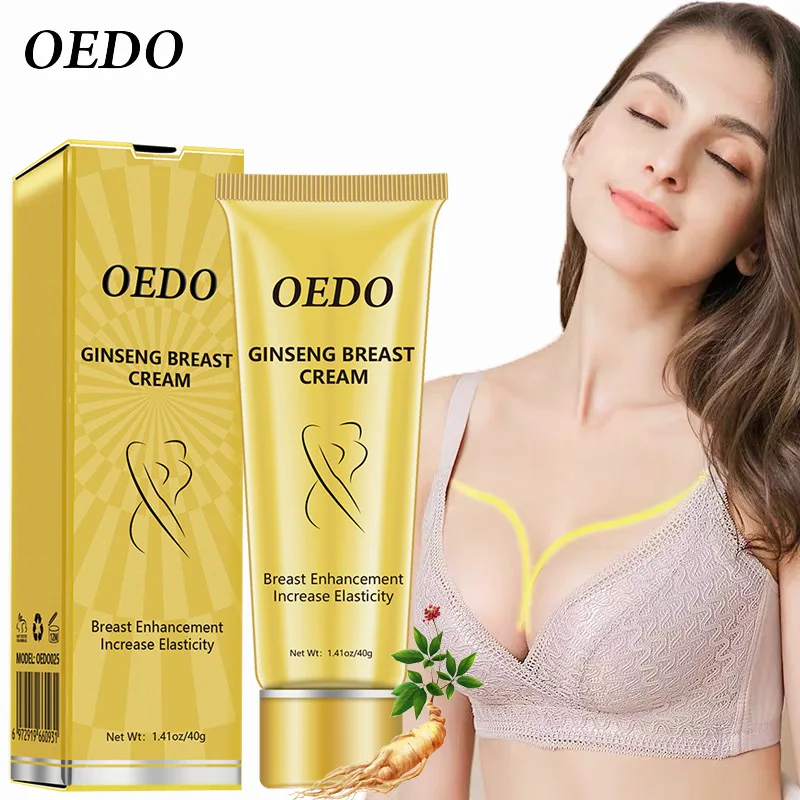 

Ginseng Breast Enlargement Cream Chest Enhancement Promote Female Hormone Breast Lift Firm Massage Sexy Up Size Bust Body Care