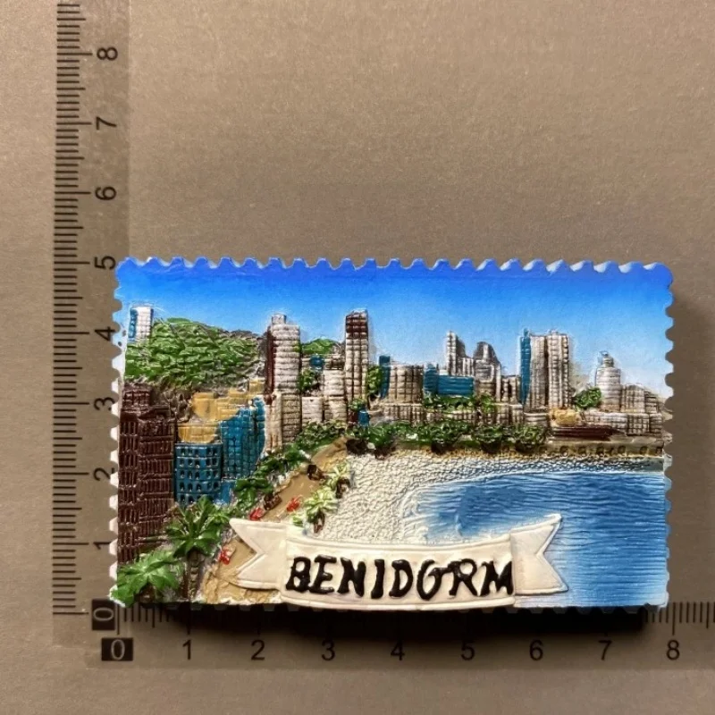 Фото 3D-магнит на холодильник из смолы с изображением испанского города, сувенир, наклейка для путешествий, украшение для дома, подарок №5