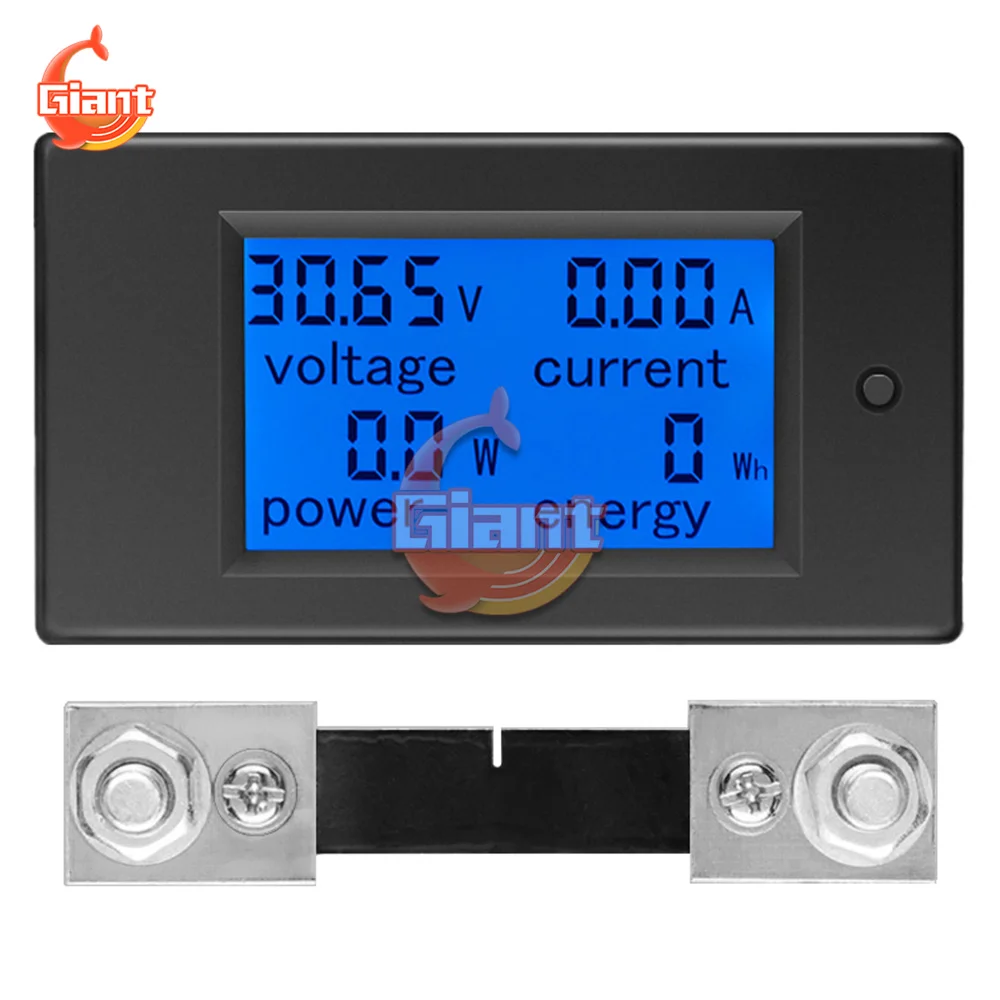 

Тестер емкости аккумулятора, ручной измеритель емкости и емкости аккумуляторного напряжения постоянного тока, с шунтом 100 А