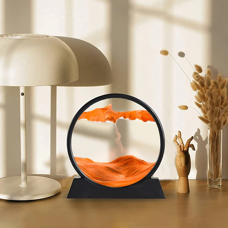 

Colorful 3D Hourglass Painting Beautiful Three-Dimensional Quicksand Painting Living Room Decoration Creative Gift Home Decor