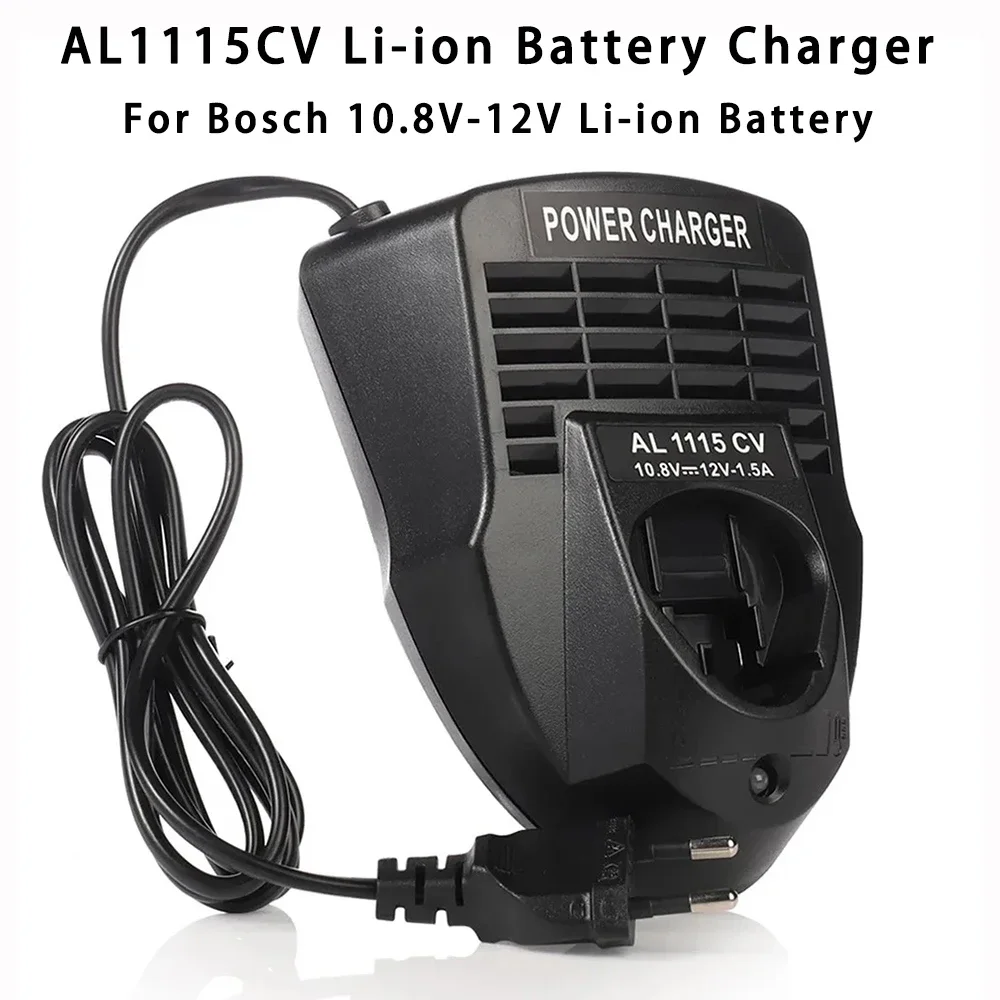 AL1115CV Lithium Battery Charger For Bosch Electrical Drill 10.8V 12V BAT411 BAT412 TSR1080 GSR10.8-2 GSA10.8V GWI10.8V TSR120 |