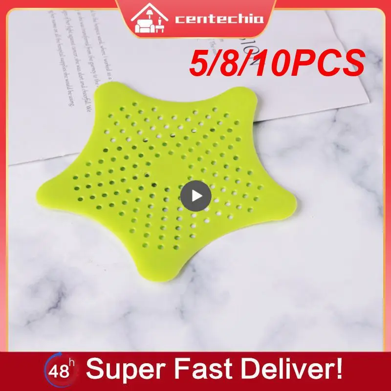 

5/8/10PCS Can Be Reused Mesh Filter Prevent Clogging Kitchen Sink Strainer High Quality Silicone Material Multifunctional Design