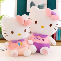 sanrio plush toys kitty kt cat fluffy stretchy cotton plush doll soft stuffed cute animal toy gifts for kids children girls 50cm