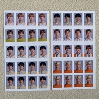kpop stray kids combined with the same id picture nacific event one inch id photo photoid new korea group thank you card