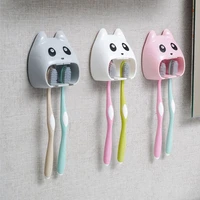 cartoon toothbrush holder for bathroom washroom kitchen wall hanger storage organizer gadgets home holder accessories