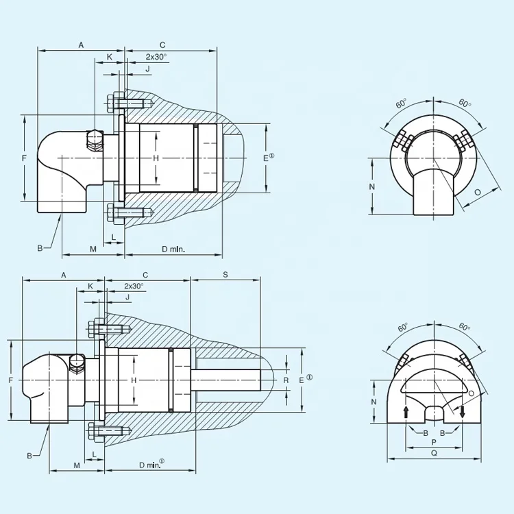 Монопольный и duoflow дизайн 2400 вращающийся соединитель