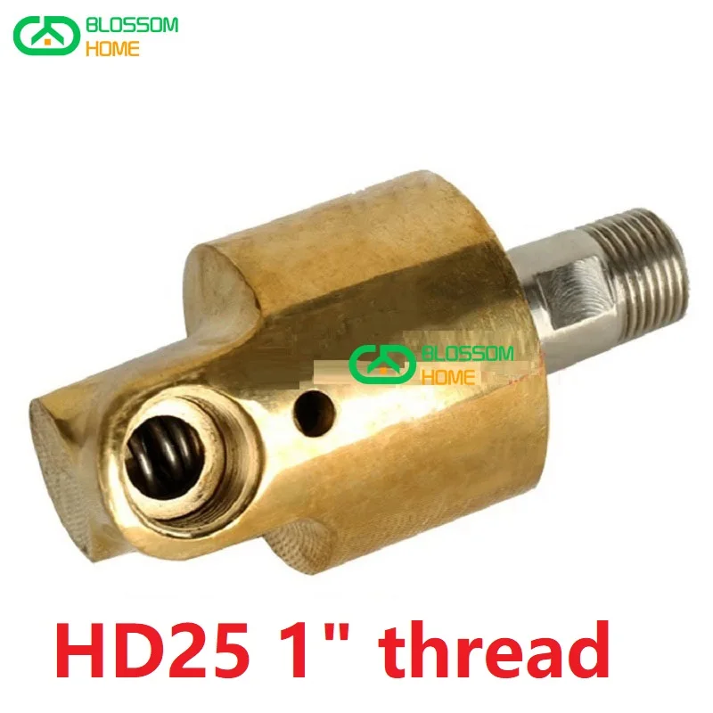 

Вращающийся соединитель HD25 DN25 1 дюйм, вращающийся на 360 градусов, для воды, воздуха, масла, универсальный разъем для распыления, латунный вращающийся соединитель