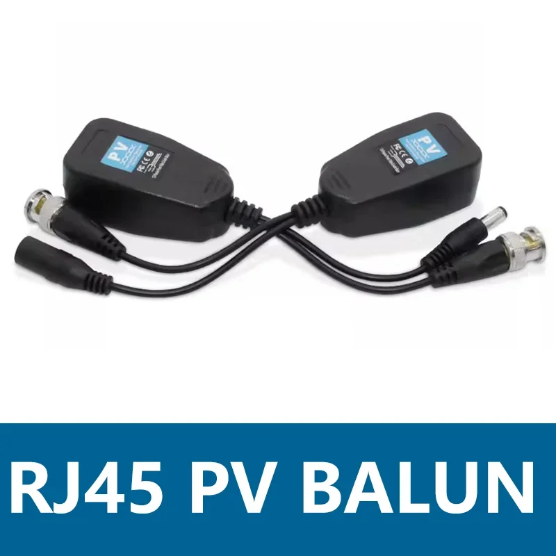 

ESCAM пассивный коаксиальный BNC Power Balun разъемы 4K RJ45