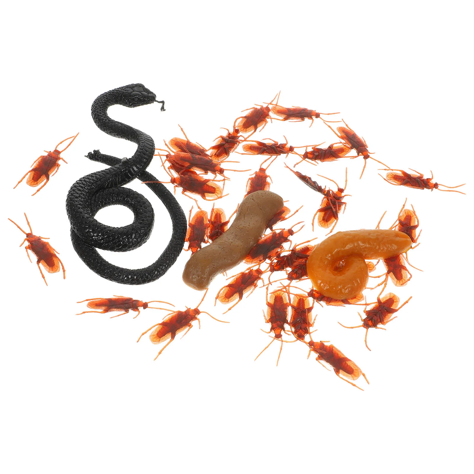 

Halloween Party Favor Prop Prank Toy Decoration Fake Poop Realistic Roaches Toys