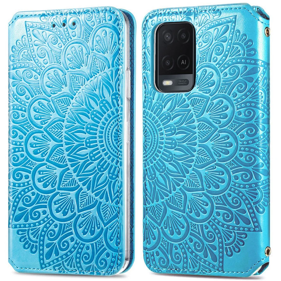 

Luxury Emboss Leather Wallet Case For OPPO A54 A 74 5G 4G 2021 Flip Magnetic Case OPPO A54S Stand Cover OPPO A74 A 54 S Funda