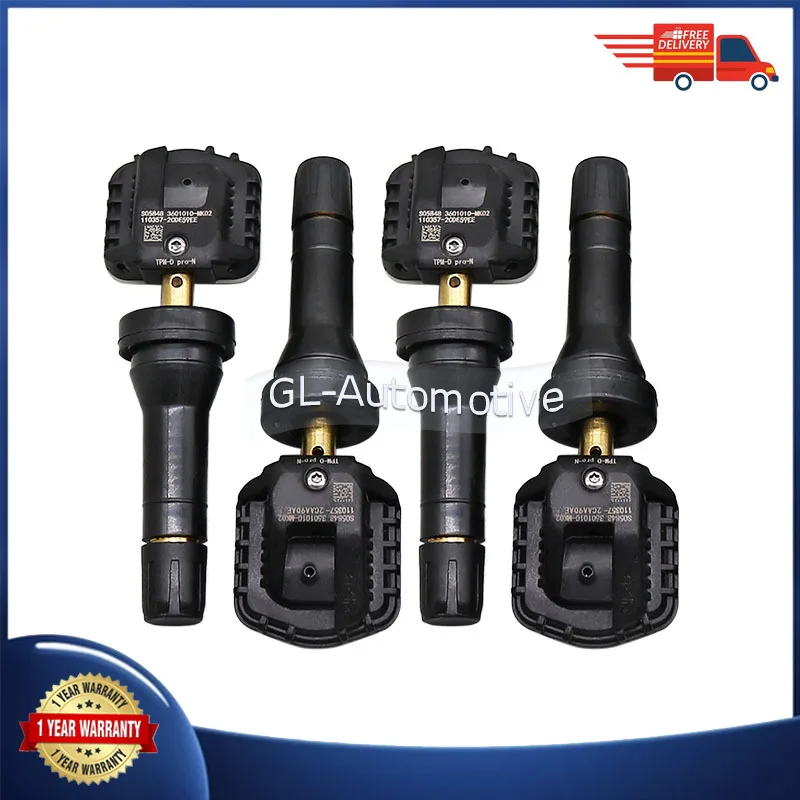 

Набор (4) 433 МГц TPMS 3601010-MK02 датчик давления в шинах для CHANGAN CS55 PLUS CS75 Deepal S7 Oshan X5 PLUS Z6