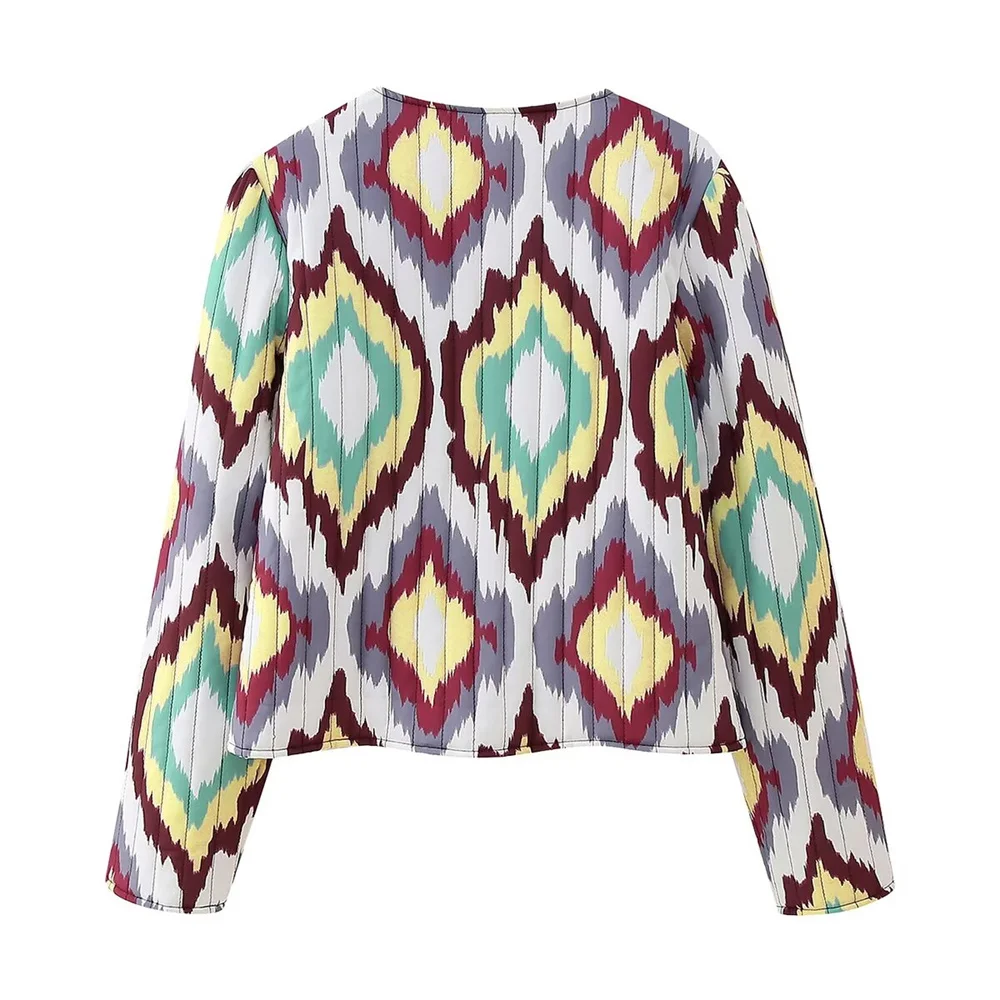 Новинка весна-лето Лидер продаж Женская одежда темпераментный принт стеганое