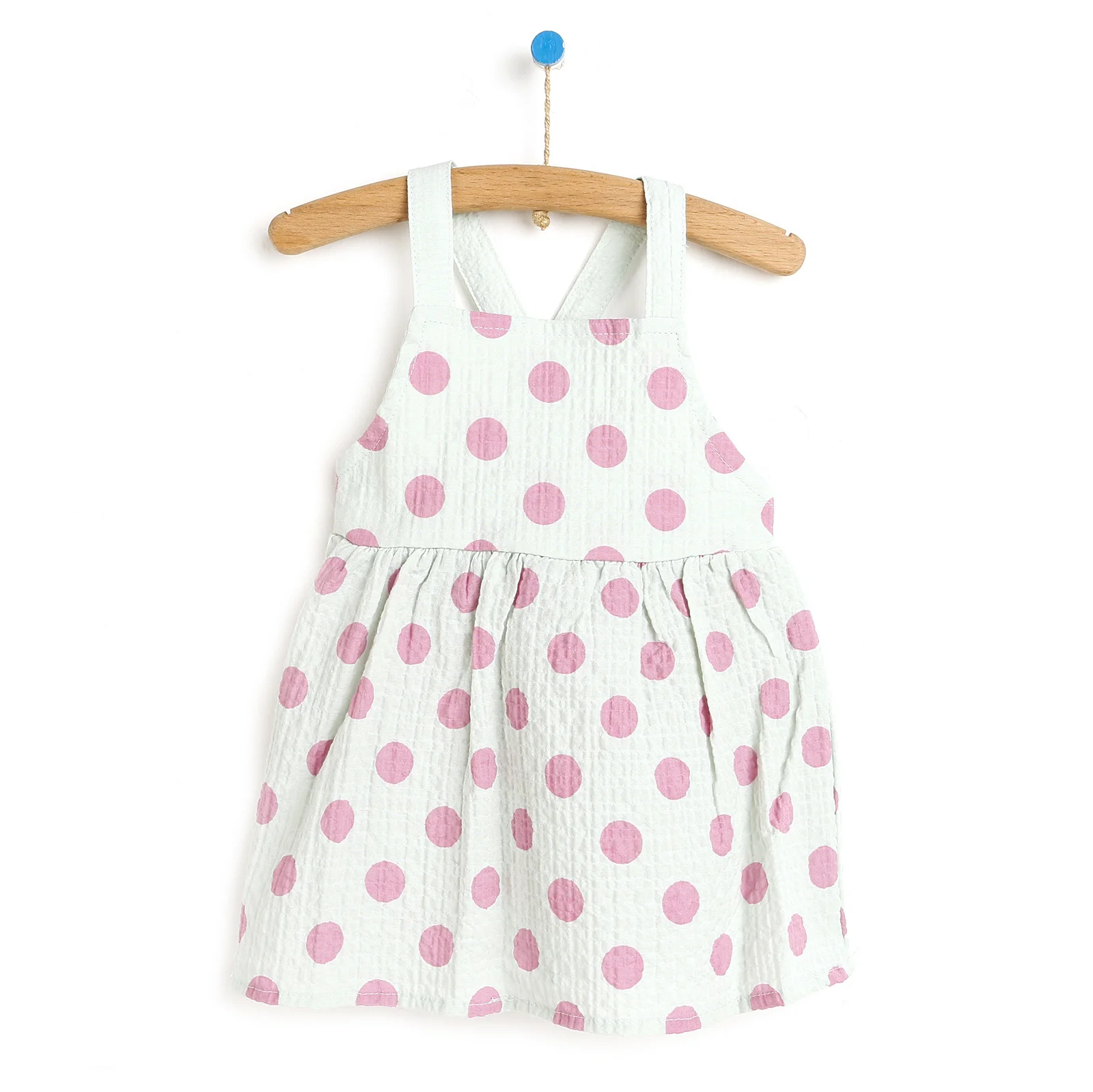 

ebebek HelloBaby 2022 New Season Baby Clothes Basic Puantiyeli Elbise