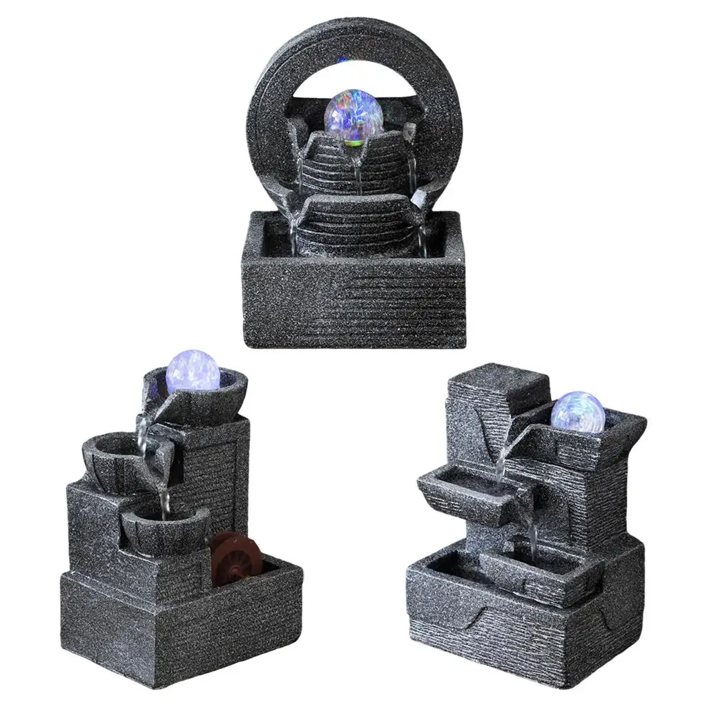 

Фонтан фэн-шуй для медитации, столешница с водопадом, столешница для дома, йоги, офиса, спа, гостиной