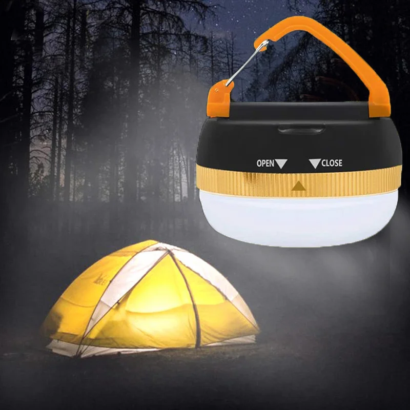 

Portable ABS Camping Rechargeable Flashlight Camping Equipment Hanging Tent Bulb Powerful Outdoor Night Market Work Lamp