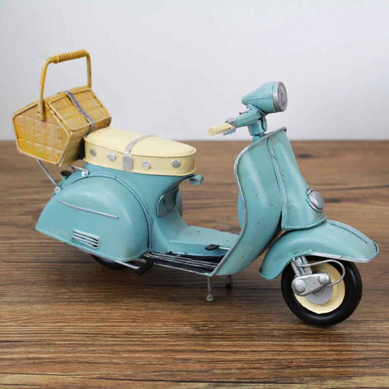 

Diecast 1/12 Scale Holiday Travel Motorcycle Antique Imitation Alloy Model Static Decorations Collection and Display Toys Gifts