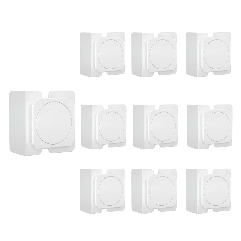 

Новые-10 шт., белые строительные дверные замки, замок для безопасности детей, замок с защелкой для детей, замки для шкафов и холодильников