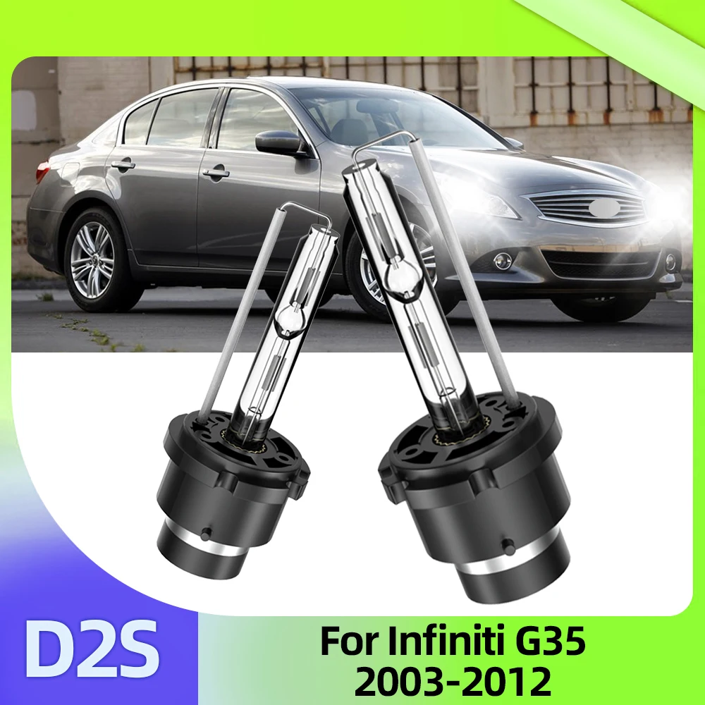 

Сменные HID D2S Ксеноновые лампы LSlight 35 Вт лампа 6000K фара для Infiniti G35 2003 2004 2005 2006 2007 2008 2009 2010 2011 2012