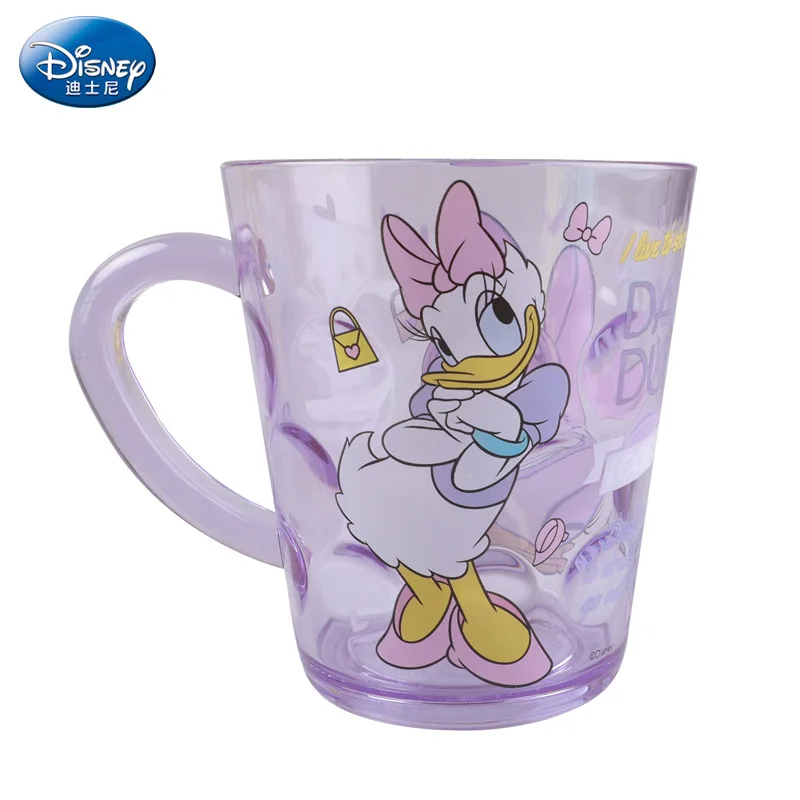 Disney Minnie Daisy 350ml  Home Plastic Mug Cup Children's Fashion Breakfast Milk Cup Creative Simple Cute Cup Children's Gifts images - 6