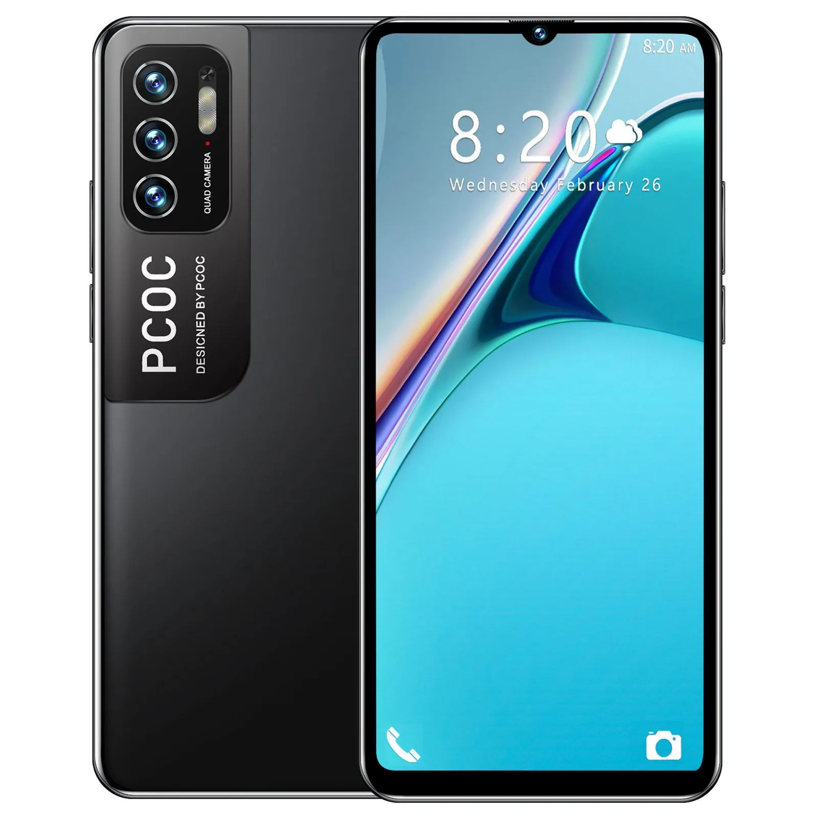 Новые дешевые многофункциональные смартфоны Android 6 3 большой экран RAM1GB + ROM8GB с