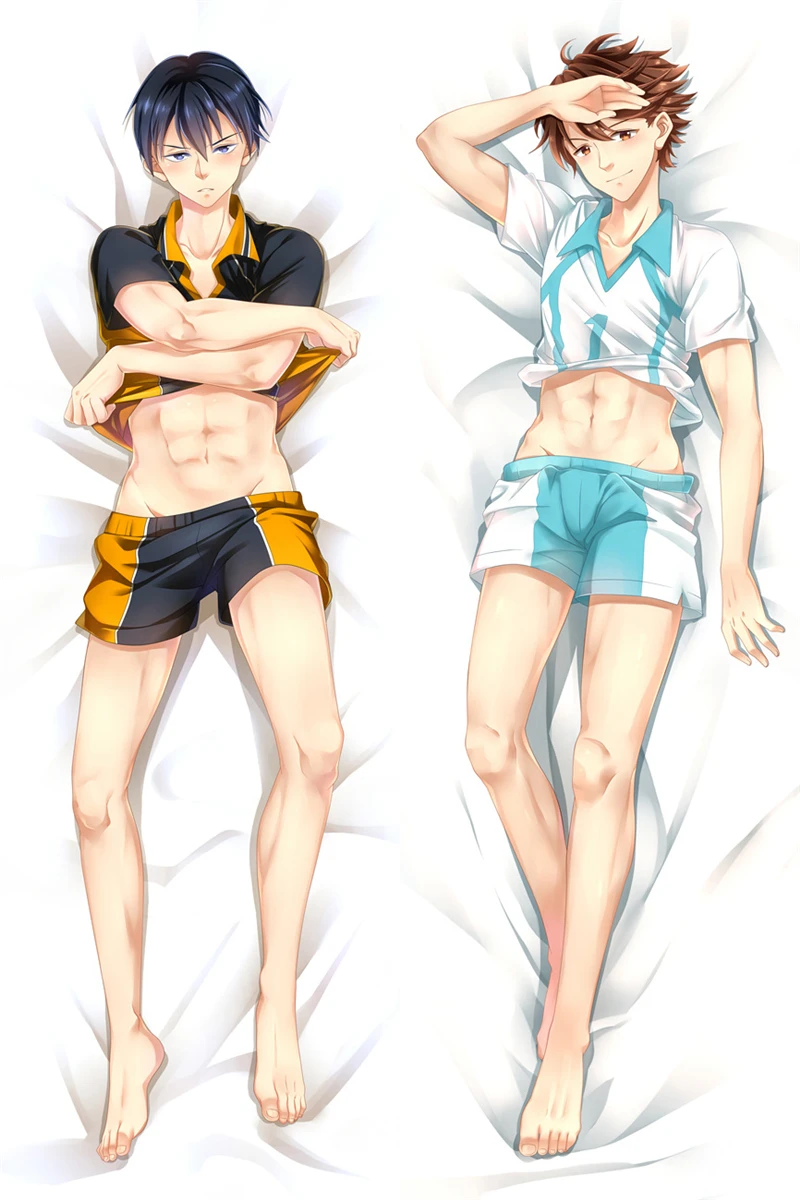 50x180cm Anime Haikyuu!! Oikawa Tooru Tobio Kageyama Cosplay Pillow Case Hugging Body Prop