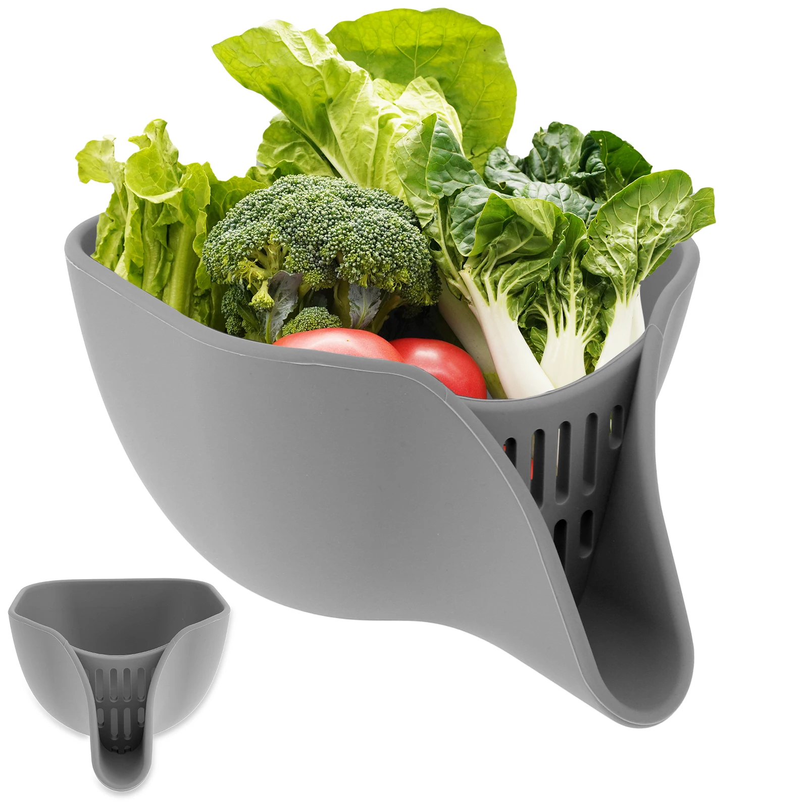 Силиконовая Сливная Корзина Многофункциональная Устойчивая К Высоким